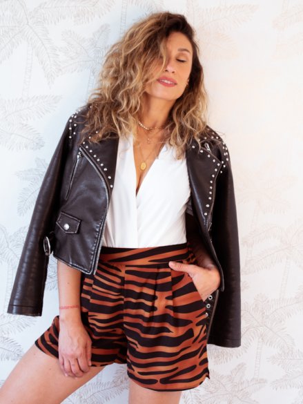 short-tigre-marron-aire-retro